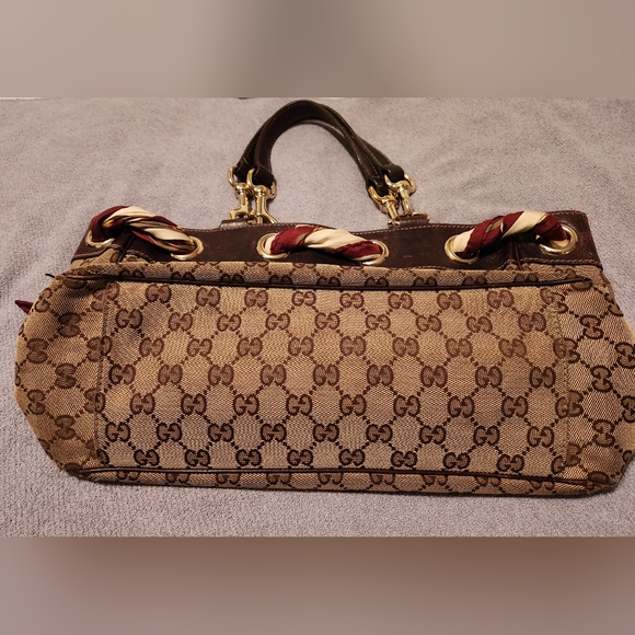 COPY - AUTHENTIC GUCCI MONOGRAM POSITANO TOTE - Picture 3 of 13